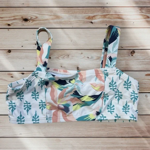 Jessica Simpson Floral Kids Swim Set 2 piece bikini Swimsuit Size Small 7 - Picture 4 of 8